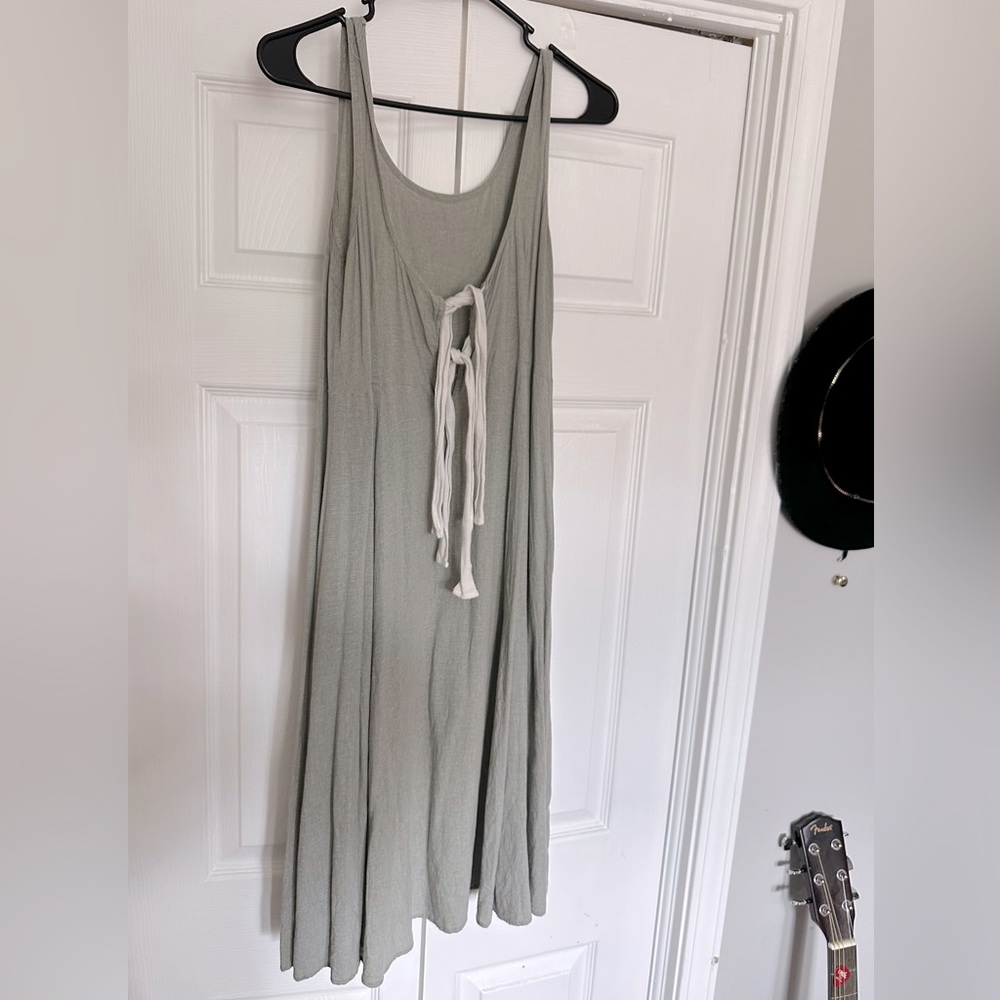 Coco midi dress with ties